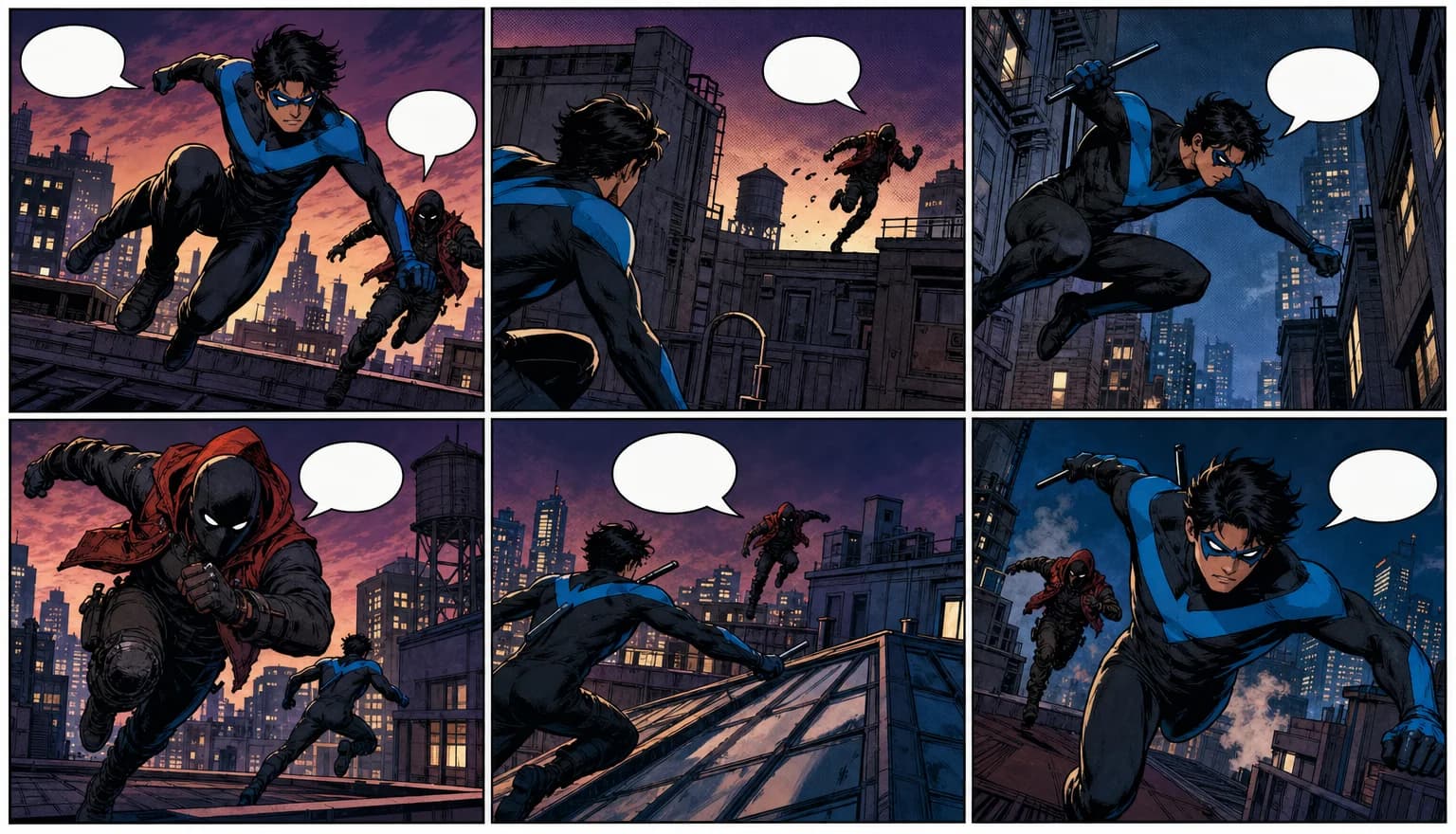 The closing page of a comic issue — a dramatic painted panel above a black band reading TO BE CONTINUED